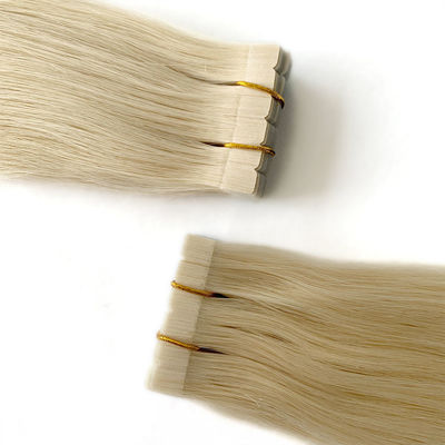 Haarverlängerungen Vollkutikel Ausgerichtet Mini-Tape Doppel gezeichnet 613 Blondine 20 Zoll gerade