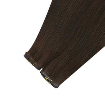 Mini-Flachwebehaar mit PU-Hautwebe und doppelt gezogener Kutikel-Ausgerichtet Design PW-24268