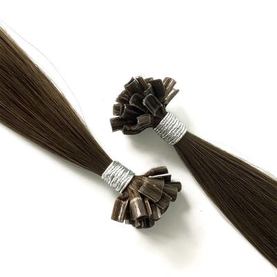 Doppelt gezogenes Verhältnis Vorgebundene Keratin-Haarverlängerungen 1 g/Strang U/Nagelspitze Remy menschliches Haar