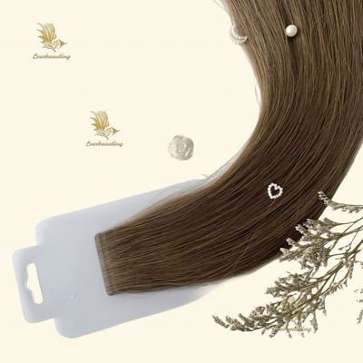 Farbe anpassen menschliche Haarverlängerung Slim Tape Stil Doppel gezeichnet russische Remy Haare