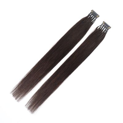 6D russische Haarkutikel ausgerichtet 6D2 Haarverlängerungen 25g/Tasche Vorgebunden I-Tip Stil