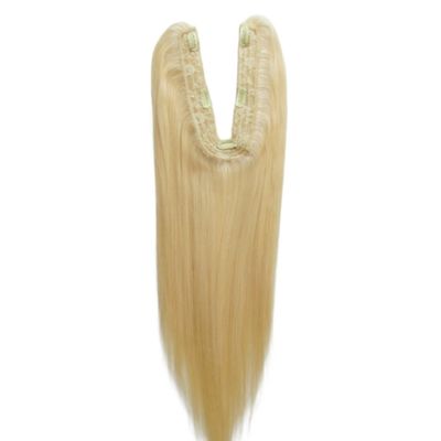 Blond Straight Textur U Teil Schließung US Topper für Haarverlängerungen