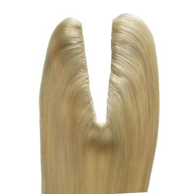Blond Straight Textur U Teil Schließung US Topper für Haarverlängerungen