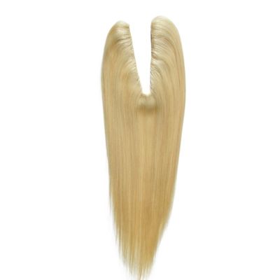 Blond Straight Textur U Teil Schließung US Topper für Haarverlängerungen