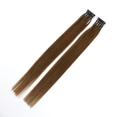 6D-Haarverlängerungen, vorgebunden, brasilianisch, doppelt gezogene Kutikel, ausgerichtet Remy-Haar
