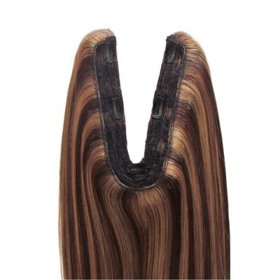 US Human Hair Topper Virgin Remy U Part Topper Gerade Textur