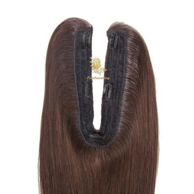 Menschliches Haar U-Form Topper V-Form Topper Gerade Textur Paket Bruttogewicht 0,200 kg