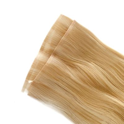 24 Zoll nahtloses, unsichtbares PU-Haargewebe 100% menschliche Haarverlängerung für Salon und Frauen