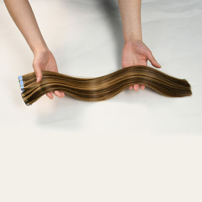Keine Vergießung Europäisches menschliches Haarband in Haarverlängerungen Remy Band Hair 200 Packungen/Karton