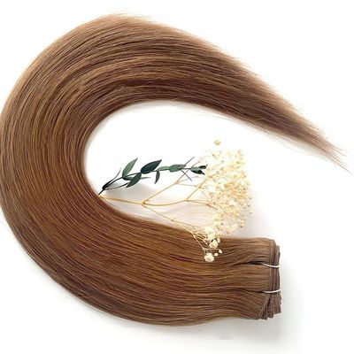 Doppel gezogene Nagelhaut ausgerichtet Schatten Farbmaschine Weft Haare Erweiterungen menschliches Haar 100g/Packung