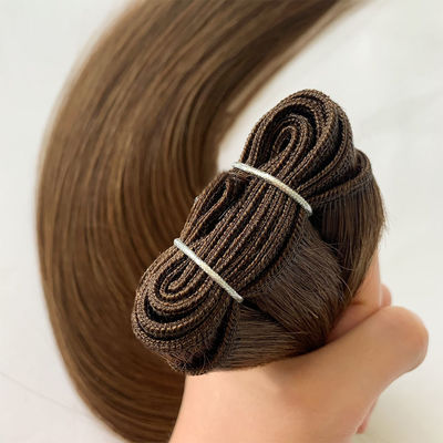 Doppel gezogene Nagelhaut ausgerichtet Schatten Farbmaschine Weft Haare Erweiterungen menschliches Haar 100g/Packung