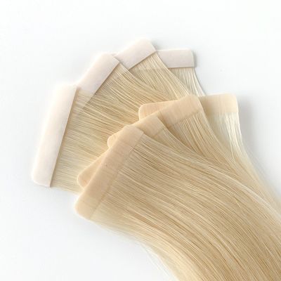 Doppelgezogene russische menschliche Haare Band Haare Erweiterung Natürliche Remy Easy Returns Rückerstattungen