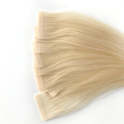 Doppelgezogene russische menschliche Haare Band Haare Erweiterung Natürliche Remy Easy Returns Rückerstattungen