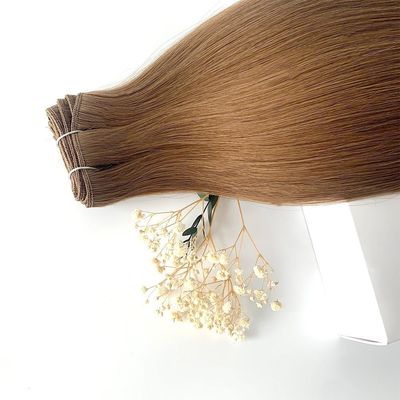 Doppel gezogene Nagelhaut ausgerichtet Schatten Farbmaschine Weft Haare Erweiterungen menschliches Haar 100g/Packung