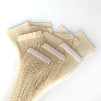 Doppelgezogene russische menschliche Haare Band Haare Erweiterung Natürliche Remy Easy Returns Rückerstattungen