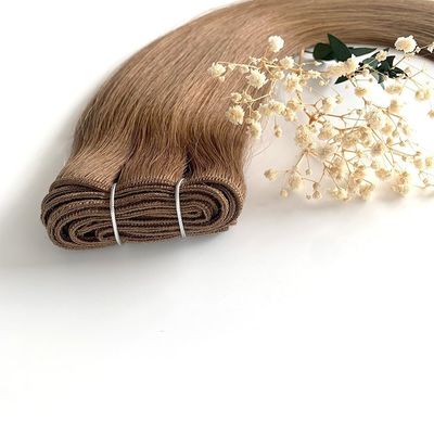 Auf Wunsch angepasst Doppelt gezogen Remy Maschine Weft Haarverlängerungen 100% Maschinennaht