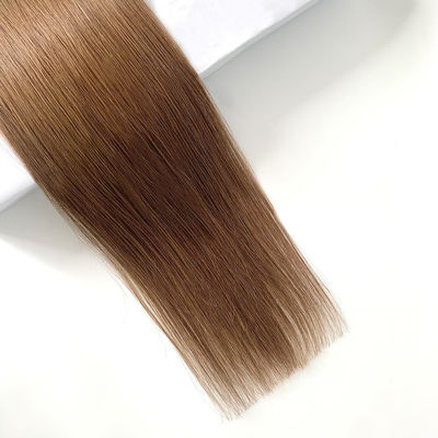 20 Zoll doppelt gezogene menschliche russische Haarverlängerungen Tape Haarverlängerungen Anpassung