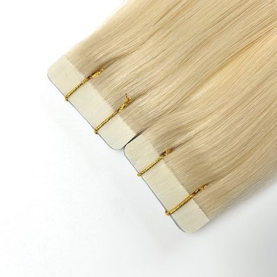 Europäisches doppelt gezogenes russisches menschliches Haar Band Haarverlängerung Farbstoff vorgebundener Stil