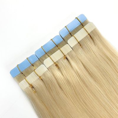 Europäisches doppelt gezogenes russisches menschliches Haar Band Haarverlängerung Farbstoff vorgebundener Stil