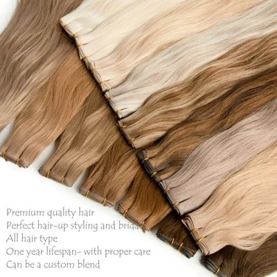 Der Top-Human Hair-Anbieter liefert unbearbeitete Doppelgezogene Jungfrau Remy Weft Haarverlängerungen