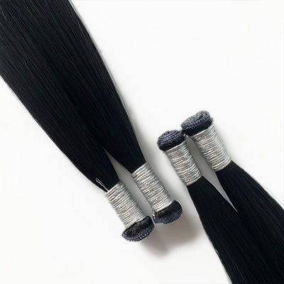 30 Tage Rücksendungsrichtlinie Straight Russian Genius Weft Human Hair Remy Erweiterungen