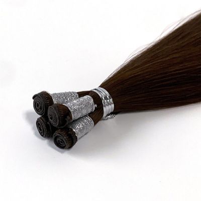 100% menschliche Jungfrau Remy Kutikel ausgerichtet russische Haarwebe mit Genius Cut Technologie