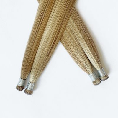Straight Style Genius schneidet menschliche Haare Haut-Weft-Tape-Erweiterungen mit Klebstoff und Klebstoff