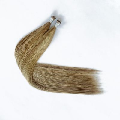 Remy Haare Genius Weft Haare Erweiterungen Unsichtbares Einzeltreifen Doppel gezeichnet benutzerdefinierte Farben