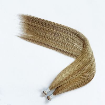 Remy Haare Genius Weft Haare Erweiterungen Unsichtbares Einzeltreifen Doppel gezeichnet benutzerdefinierte Farben