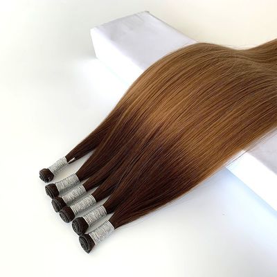 Doppelt gezogenes vietnamesisches menschliches Haar Genius-Weft Top Super Luxus gerade Erweiterungen