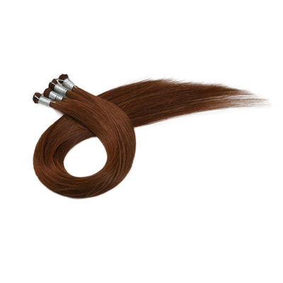 100% russische menschliche Jungfrau Remy Haarverlängerungen dickes Ende Hand gebunden Gewebe keine Vergießung