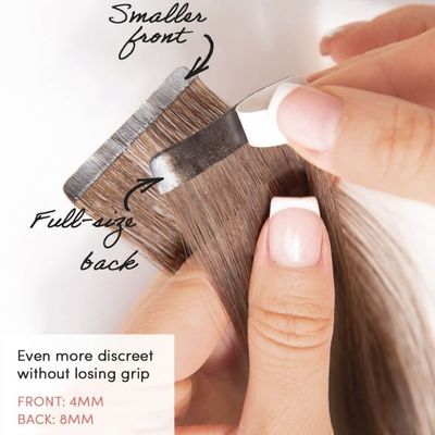 ST-230826 Braunes Nahtlosband für Haare