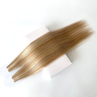 Stick-Vorbunden-Band-Haarverlängerungen aus russischem Nagelhaar und Slim Tape
