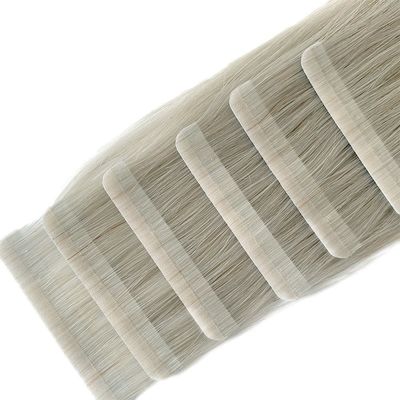 Erste Zahlung Straight 100% menschliche Remy Jungfrau Haare Farbe Dünne PU nahtlose Band Haare