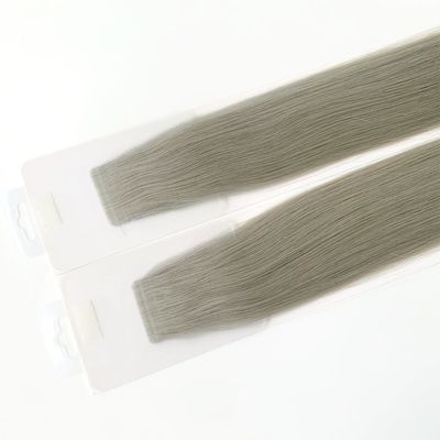 Erste Zahlung Straight 100% menschliche Remy Jungfrau Haare Farbe Dünne PU nahtlose Band Haare