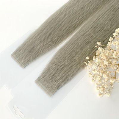 Erste Zahlung Straight 100% menschliche Remy Jungfrau Haare Farbe Dünne PU nahtlose Band Haare