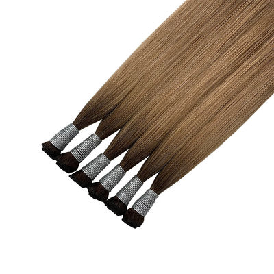 100 g/Packung Braziler Haare Flachwebe doppelt gezogene Kutikula intakte menschliche Haarverlängerungen