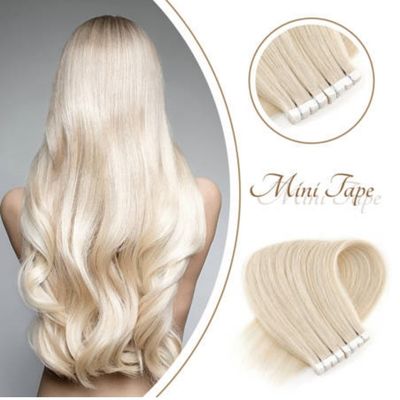 Remy Hair Doppelzug europäisches Miniband in echten menschlichen Haarverlängerungen 30-Tage Rückerstattung