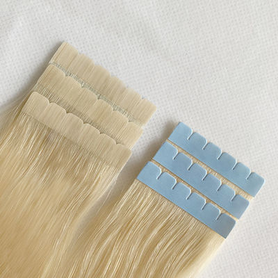 Haarverlängerungen Vollkutikel Ausgerichtet Mini-Tape Doppel gezeichnet 613 Blondine 20 Zoll gerade