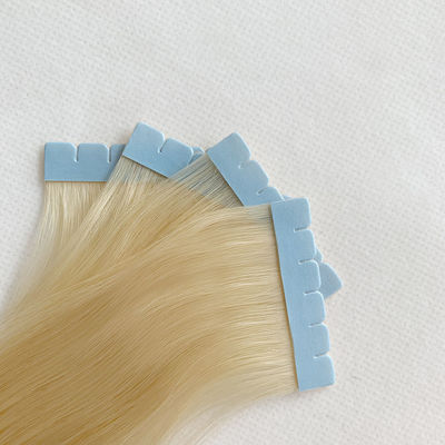 Haarverlängerungen Vollkutikel Ausgerichtet Mini-Tape Doppel gezeichnet 613 Blondine 20 Zoll gerade
