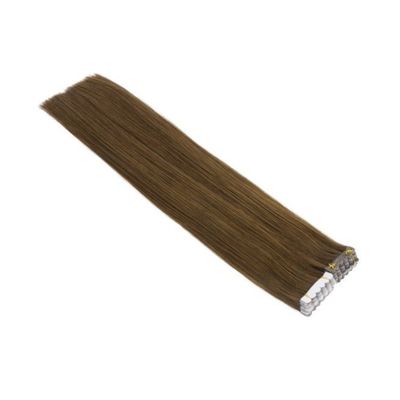Kleben Sie vorgebundenes nahtloses Klebeband in echte menschliche Haarverlängerungen 100% doppelt gezogen