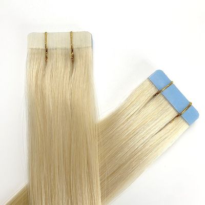 Remy-Haar Blond Schwarz Grau Farbe Kutikel Ausgerichtetes brasilianisches Band in menschlichen Haarverlängerungen