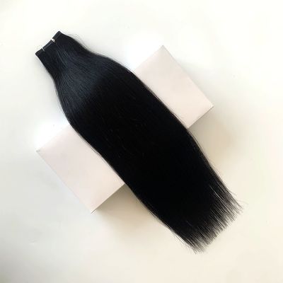 Haare Remy Haare Europäische PU Hautwebe menschliche Haarverlängerungen doppelt gezogen PW-24268