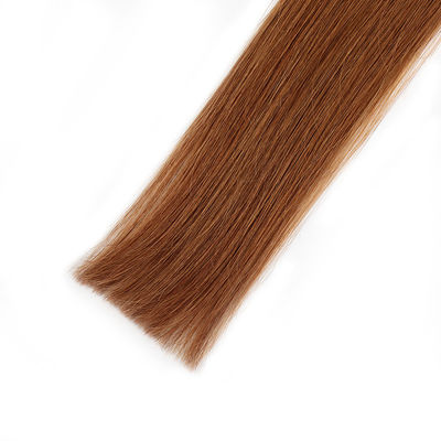 100% menschliche Haare Seidige Gerade Erweiterungen Verkäufer Naturfarbe Europäisches Band in Remy Haare