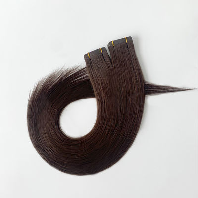 100% menschliche Haare Seidige Gerade Erweiterungen Verkäufer Naturfarbe Europäisches Band in Remy Haare