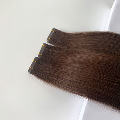 100% menschliche Haare Seidige Gerade Erweiterungen Verkäufer Naturfarbe Europäisches Band in Remy Haare