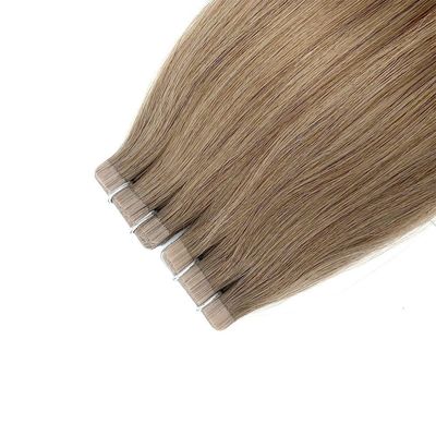 Muti-Color Doppel gezeichnet Jungfrau Remy Russische Nagelhaut Balayage Band Haarverlängerungen