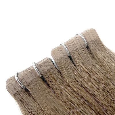 Muti-Color Doppel gezeichnet Jungfrau Remy Russische Nagelhaut Balayage Band Haarverlängerungen