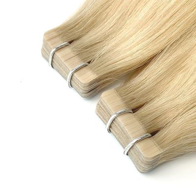 Real Remy Human Hair Tape in Haarverlängerungen für mühelose Anwendung