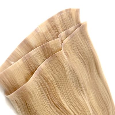 Custom Farbe nahtlose PU Hautwebe menschliche Haarverlängerungen für Frauen und Salon Standards